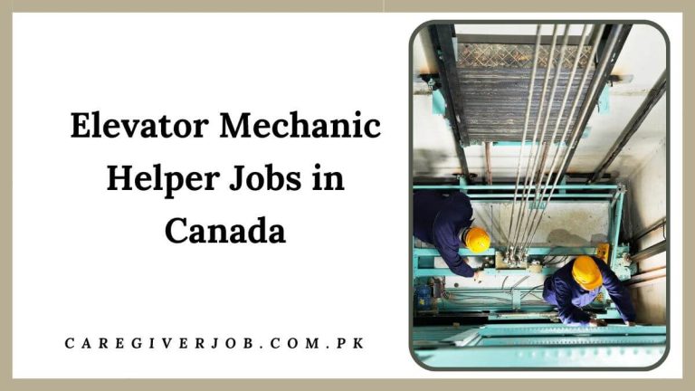 Elevator Mechanic Helper Jobs in Canada