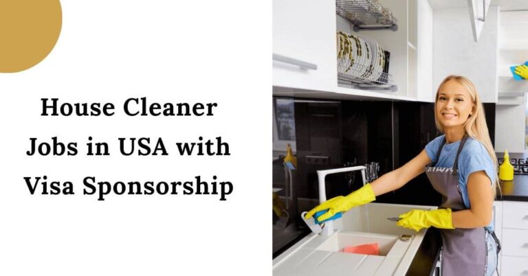 House Cleaner Jobs in USA with Visa Sponsorship