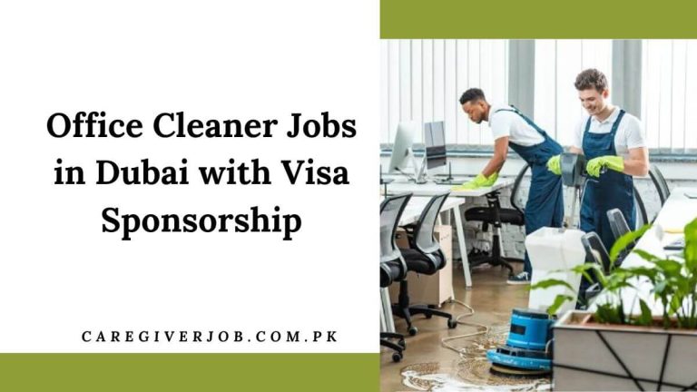 Office Cleaner Jobs in Dubai with Visa Sponsorship